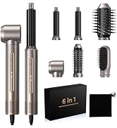 Hair Dryer Brush,Blow Dryer Brush with Attachments,110000 RPM Curly Twist 6 in 1 Air Style, Profe...