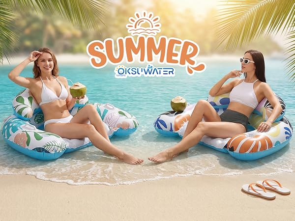 OKSUWATER pool floats adult