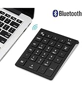 Bluetooth Number Pad, Lekvey Portable Wireless Bluetooth 28-Key Numeric Keypad Keyboard Extension...