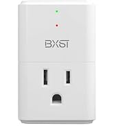 BXST 918J Single Outlet Surge Protector for Home Appliance Small Multi Function Plug with Surge P...