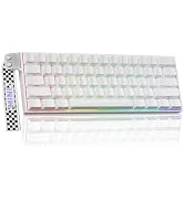 Aula MINI60 HE PRO Wireless Gaming Keyboard 60%,Hall Effect Rapid Trigger Magnetic Keyboard,8000H...