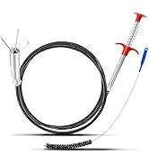 Drain Snake,Toilet Snake,Flexible Grabber Tool For Toilet Sewer Shower Kitchen Bathroom Tub Clogg...