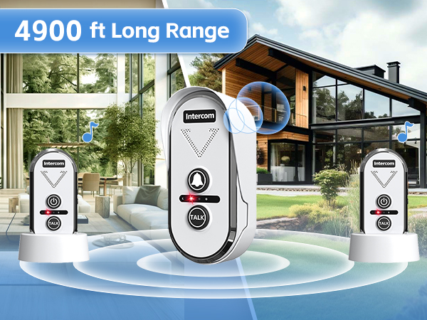 intercom para casa recargable