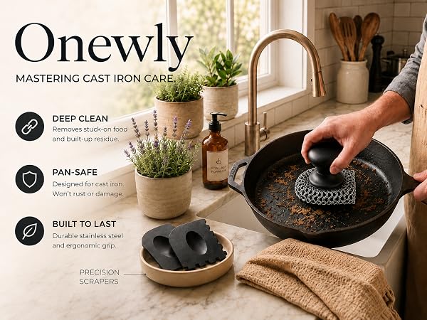 Cast Iron Scrubber