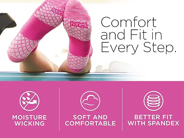 Hanes comfort and fit in every step