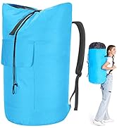 Laundry Bag With Straps 115L, Dorm Room Essentials for College Students, Heavy Duty Laundry Backp...