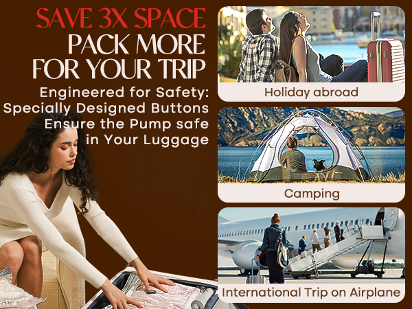 vacuum travel bags for luggage