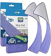 Pure-Sky Microfiber Mop Head Replacement - Pack of 2 - Just Add Water No Detergents Needed – Deep...