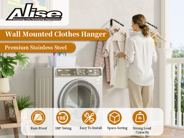 wall mounted drying rack
