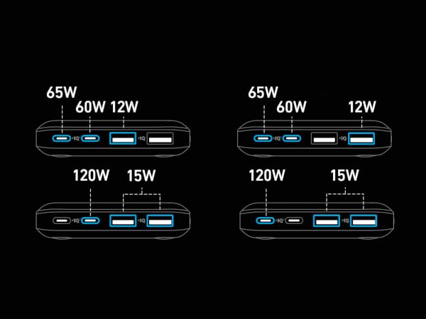 Three-Port Charging