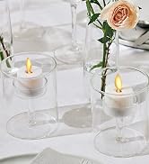 Luminara Flameless Tealights Rechargeable LED Set of 2 1.5" x 2.1", Battery Operated Moving Flame...