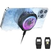 Black Shark Magnetic Cell Phone Cooler 4PRO, Cellphone Radiator with Removable Grip, App-Controll...