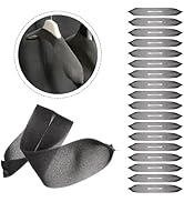 Mikikit 50pcs Hanger Sponge Cover Clothes Rack Protector Coat Hanger Clips Hanger Foam Cover Hang...