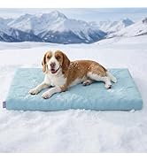 LE SURE Orthopedic Cooling Dog Beds Large Sized Dog, Q-Max>0.5 Cooling Mat with Removable Washabl...
