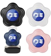 SkyArmor Princess Ocean Medallion Holder Case for Watch Bands,4 Pack | Silicone,for Watch Wristba...