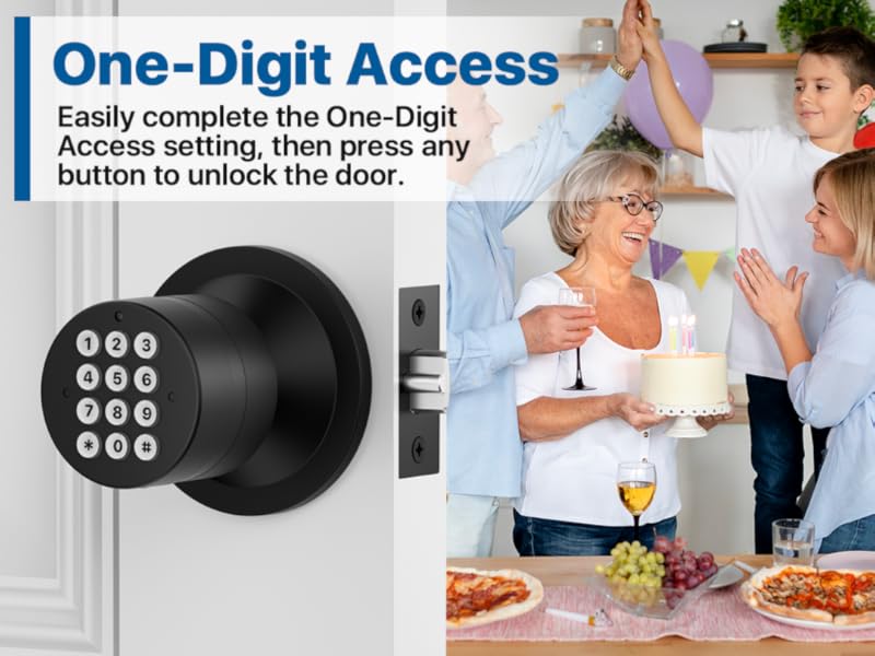 Door Knob with Keypad