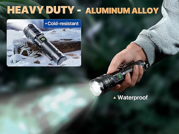 ESGOFO SUPER BRIGHT RECHARGEABLE FLASHLIGHTS HIGH LUMENS