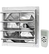 iLIVING ILG8SF16VC Shutter Mount Exhaust Fan, Silver