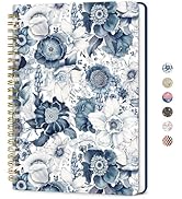 ZOTIA Lined Spiral Journal for Women, A5 Cute Hardcover College Ruled Notebook for Work, School &...