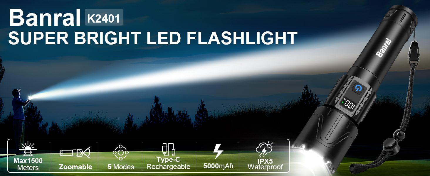 SUPER BRIGHT LED FLASHLIGHT