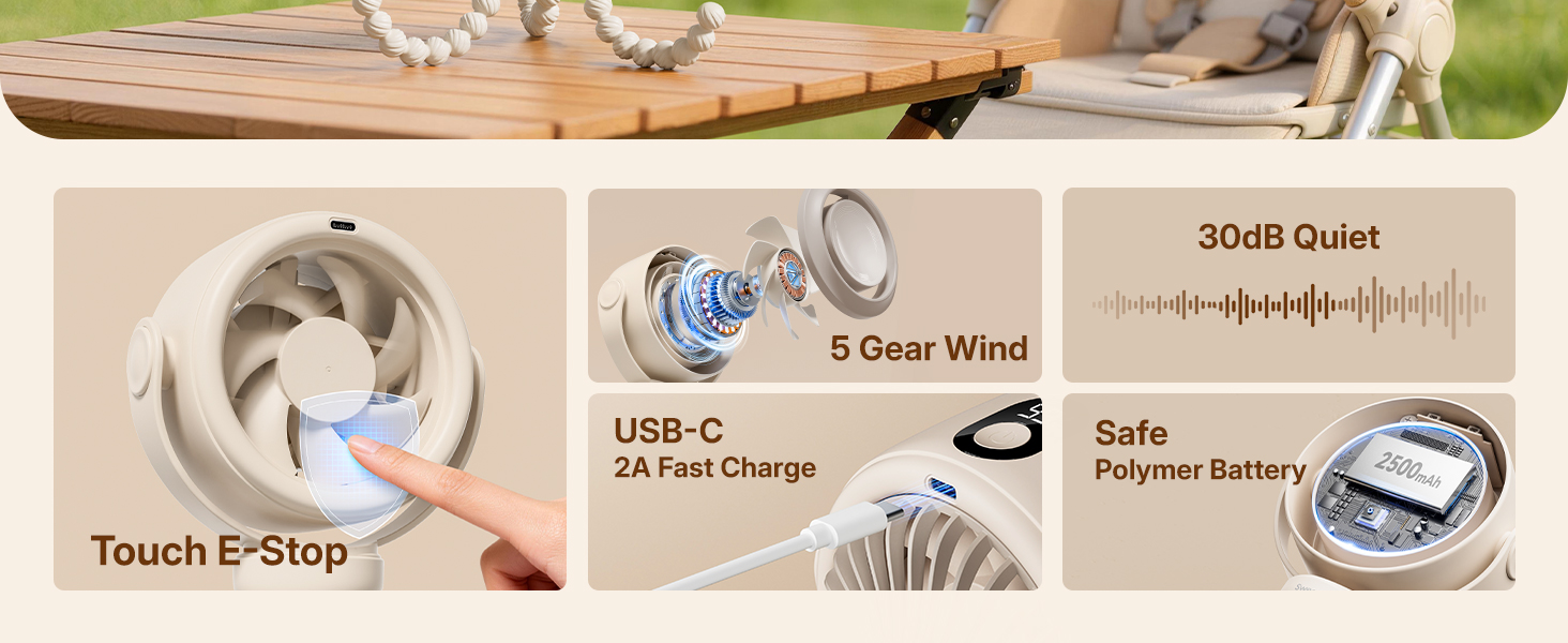 baby stroller fan