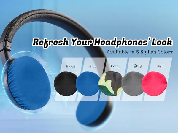 headset ear covers 5 colors available