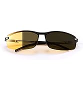 MIRYEA Men Photochromic Polarized UV400 Sports Sunglasses Day and Night Driving Glasses