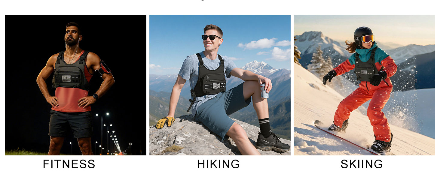 sports chest bag for men