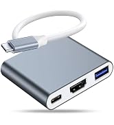 USB C to HDMI Multiport Adapter - USB-C Digital AV Adapter HDMI to Type-C Hub Port Extender for M...