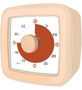 Noubnea Visual Timer, 60 Minute Timer Silent Countdown Clock for Kids Homework, Classroom Time Ma...