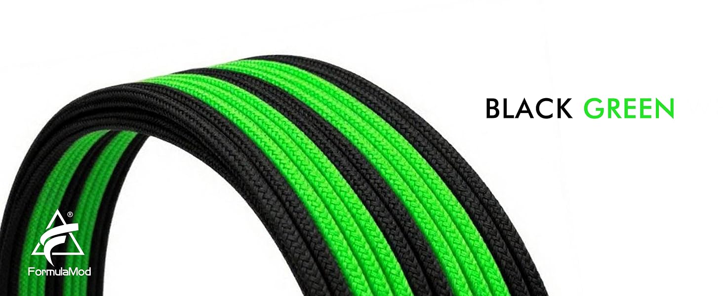 black green cable