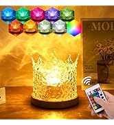 Ocean Wave Projector Light,16 Colors Gradual Rotating Flame Water Lamp, Aurora Borealis Light Pro...