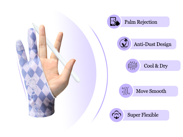 3 layer artist glove