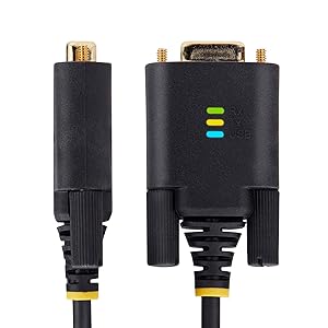 6.6ft (2m) USB to Serial Adapter Cable, COM Retention