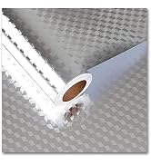 CRE8TIVE Silver Stainless Steel Wallpaper 24