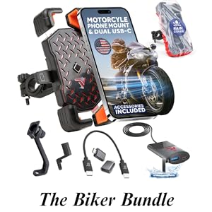 Motorcycle USB Charger Golf Cart IPhone Vulcan SAE to USB Marine MTB motercycle clamp motocycle