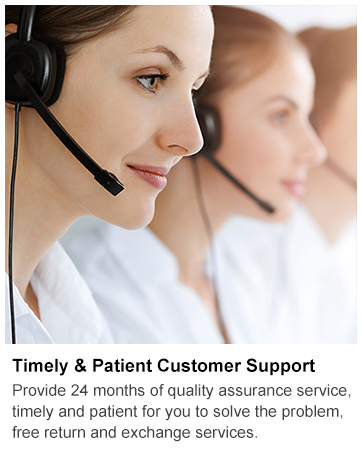 Timely & Patient 24-hour Support