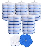 Topo Bear Toilet Bowl Wand Refills 32 Pcs Disposable Toilet Brush Cleaning Sponges Heads Not Comp...