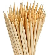 HANSGO Barbecue Skewers, 12 Inch Natural Bamboo Kabob Sticks Best for Grill, BBQ, Kebab, Marshmal...
