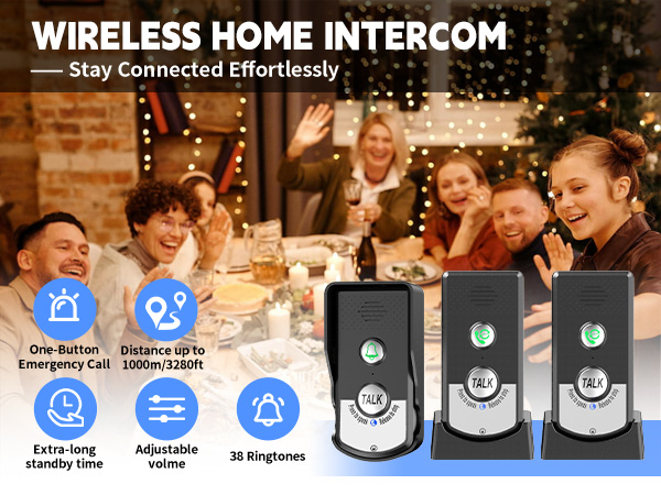 wireless intercom for home