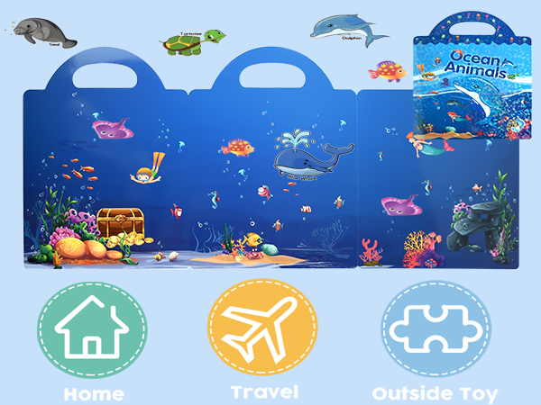 Reusable Sticker Book for Toddlers