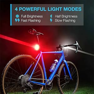 Full beam LED lights, Flashing LED Bicycle Lights, Bicycle LED HEadlights, Bicycle LED Tail Lights