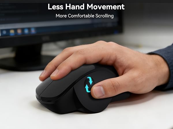 wireless mouse ergonomic right hand