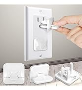 Outlet Covers (55 Pack) with Hidden Pull Handle Baby Proofing Plug Covers 3-Prong Child Safety So...