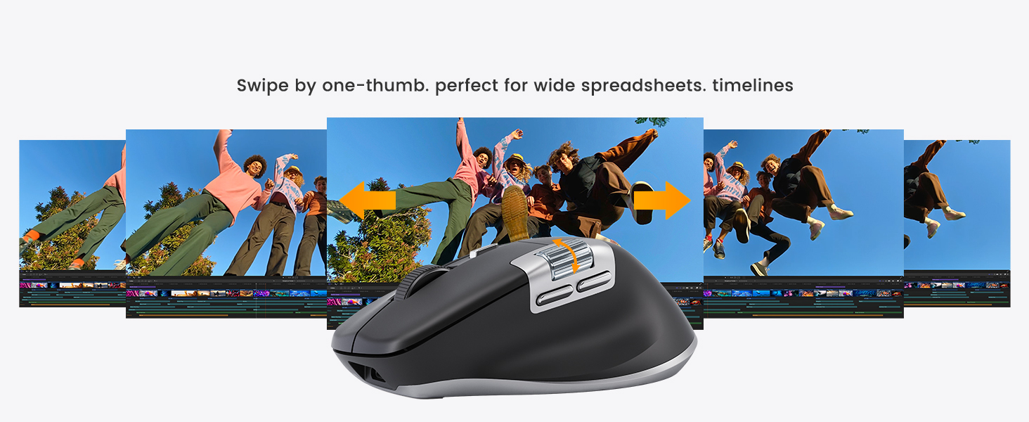 horizontal scrolling mouse