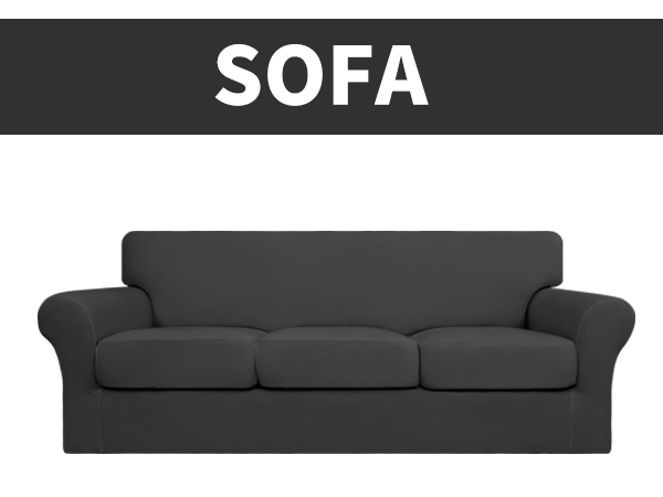 Sectional sofa slipcover