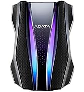 ADATA HD770G 1TB RGB USB 3.2 IP68 Waterproof Dropproof Dustproof External Portable HDD Black (AHD...