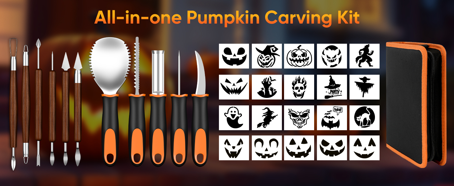 kit for carving pumpkin