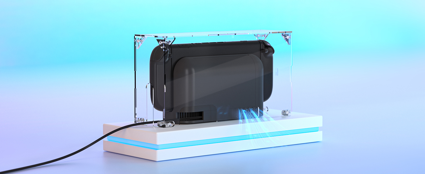 PlayVital Clear Acrylic Dust Cover for Nintendo Switch 2