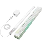 QOYWUO USB Plug-in LED Motion Sensor Light Indoor, Bright & Dimmable Under Cabinet Light - 3 Mode...